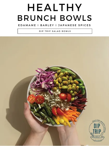 A healthy brunch bowl is always a good idea. This colorful medley of edamame, barley, and Japanese spices is a perfect example of how we combine flavor and nutrients in every single bite.