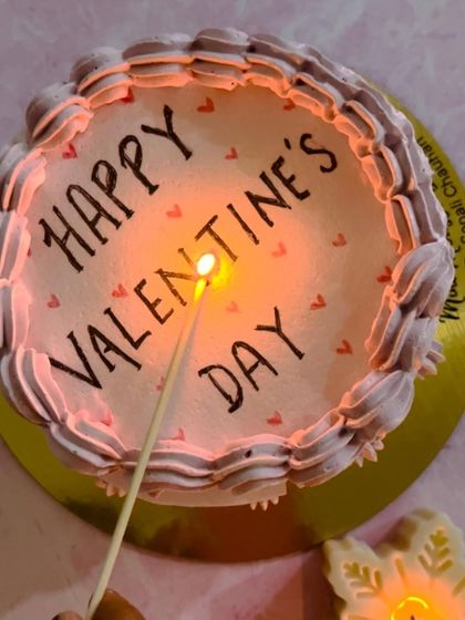 Here's the burn-away cake just before the magic happens. It's a fun and interactive dessert that always wows guests.