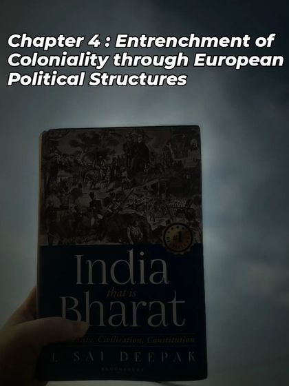 A summary of Chapter 4, detailing the entrenchment of coloniality through European political and administrative structures. The introduction of systems like the Permanent Settlement had devastating economic and social consequences.