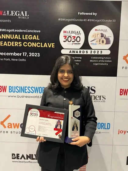 I was incredibly honored to be named in the BW Legal World 30 Under 30 list. This award is a testament to my dedication to providing specialized legal services for the fashion and creative industries.
