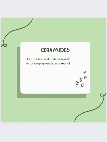 Our natural ceramide levels tend to deplete with age and sun damage, which is why replenishing them with skincare is so important.