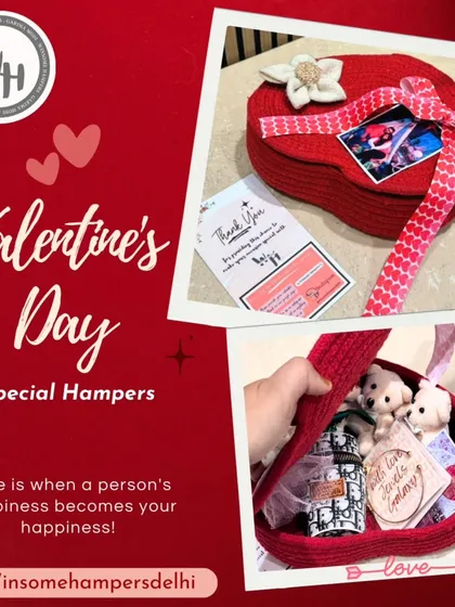 Love is when a person's happiness becomes your happiness. This Valentine's Day special hamper is designed to do just that, with a heart-shaped box and personalized touches.