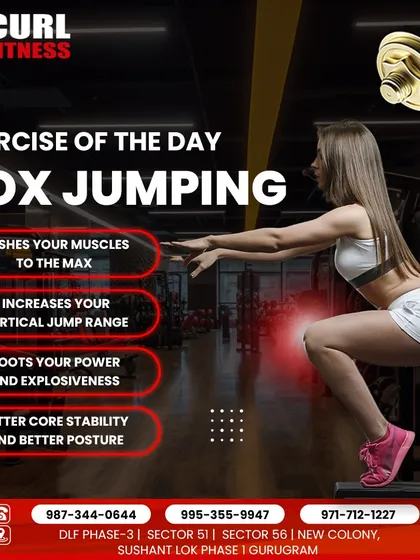 Exercise of the day: Box Jumps. This plyometric exercise is amazing for building explosive power, improving your vertical jump, and strengthening your core.