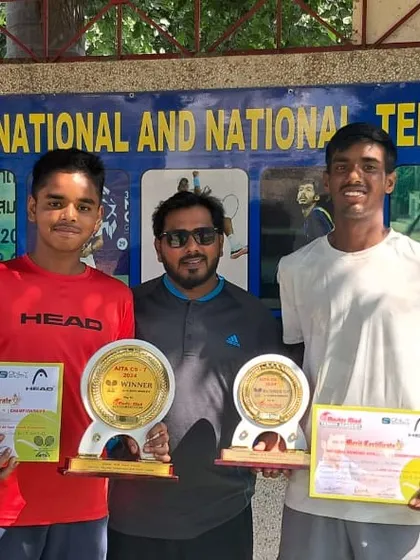 My player Raghav Prabhu after a strong performance, finishing as the Runner-Up in the Boys Under-18 Singles at the Championship Series Tournament in Pitampura.
