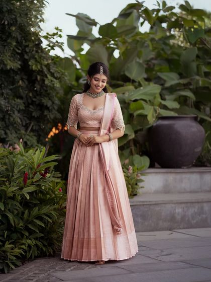 Maya Designer Studio - Custom Bridal & Occasion Wear Modern Half Sarees (Langa Voni) photo 28