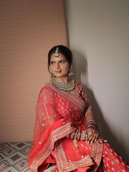 Timeless Red Lehenga Brides photo 10