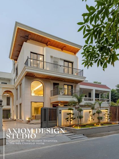 Our neoclassical home project was also featured on The Architect's Diary, highlighting its modern amenities and timeless design.