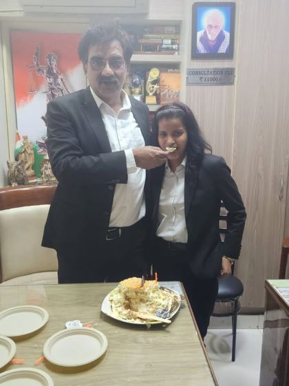 As a senior, I believe in celebrating the achievements of my juniors. It motivates them to excel in the legal field.