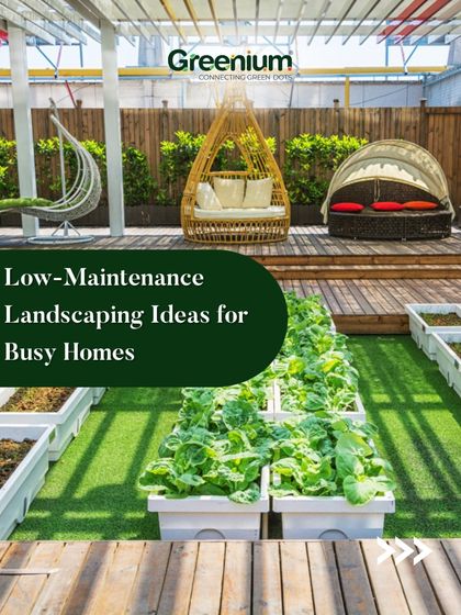 Greenium - Outdoor Landscaping & Garden Design Low-Maintenance Greenery: Artificial & Hardy Plants photo 5