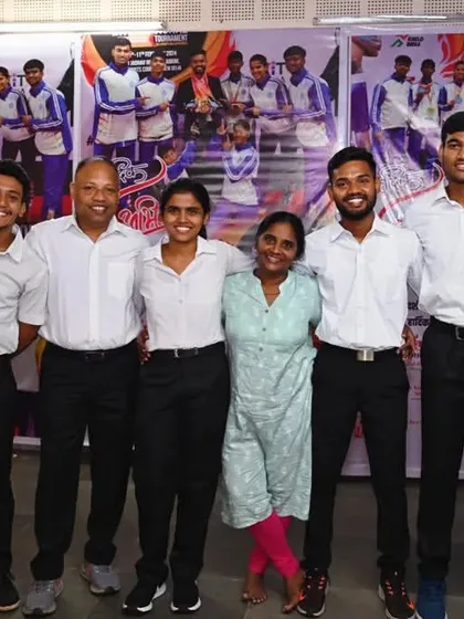 The larger SSKKA family of coaches and senior students. This team is the backbone of our association, dedicated to mentoring the next generation of athletes.
