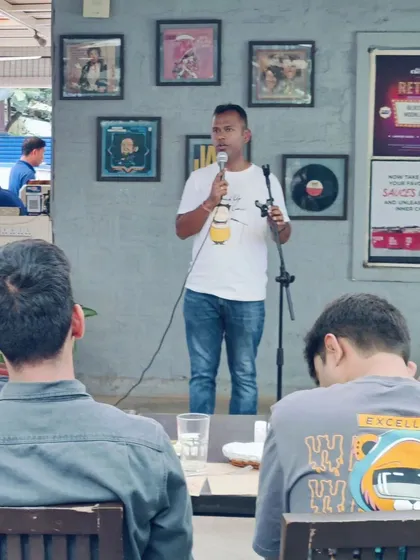 It's not just about music; we love a good laugh too. Here's a look at one of our Sunday afternoon stand-up comedy shows, where you can enjoy great food alongside some of Bangalore's best comedic talent.