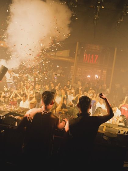 Too rare to be regular. Just a few moments from the booth where I feel most at home, controlling the energy of the night.