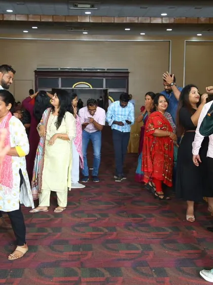 Leading the charge and getting everyone, from kids to adults, on their feet. At this school event for parents, I made sure the energy was high and the games were full of laughter. This is what interactive entertainment is all about.