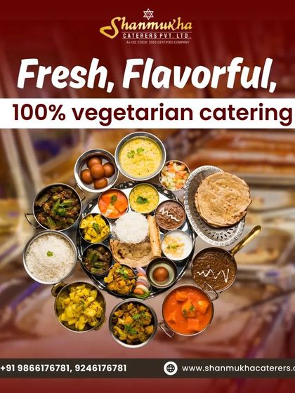 Shanmukha Caterers - Pure Vegetarian Event Catering Our Promise: 47 Years of Trust & Quality photo 32