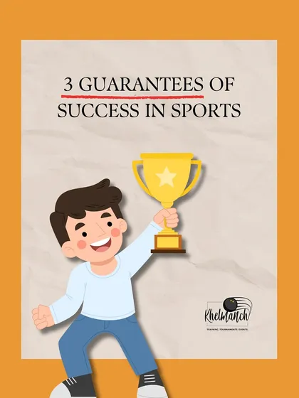 There are three guarantees of success in sports, and none of them are about luck. It's about having the right team, being consistent, and staying eager to improve. We focus on building these pillars.