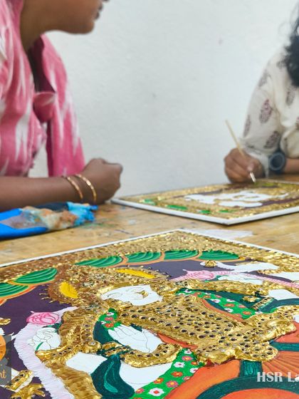 BrainArt Studio - Adult Art & Craft Workshops Tanjore Painting: The Royal Art photo 19