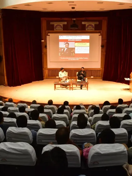 A view from my speaker session at IIM Bangalore, organized by its Public Policy Club. Engaging with the next generation of India's business and policy leaders on critical national issues is a fundamental part of my work.