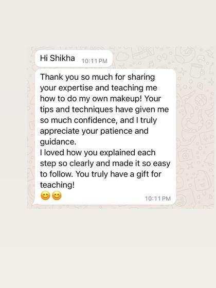Shikha Agarwal - Personal Self-Makeup Classes Hear From My Students photo 31