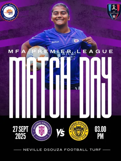 Match day announcement for our game against Mumbai Dynamos in the MFA Premier League. The defending champions are ready.