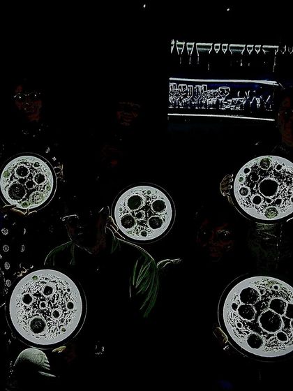 ArtDelight Group - Art Parties & Private Events Glow-in-the-Dark Moon Lamp Workshops photo 5