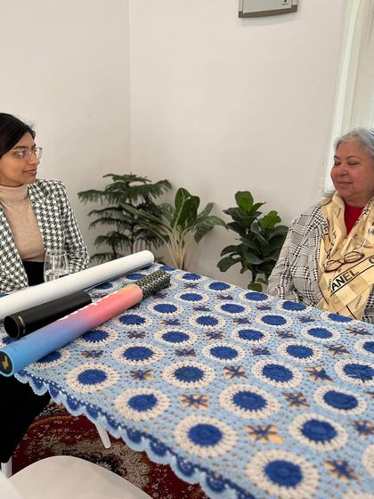 Mentors and participants in discussion during a writing workshop. These sessions provide valuable, direct feedback to help improve your writing.