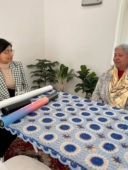 Mentors and participants in discussion during a writing workshop. These sessions provide valuable, direct feedback to help improve your writing.