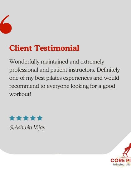 Core Pilates - Group Reformer Classes Client Success Stories photo 3