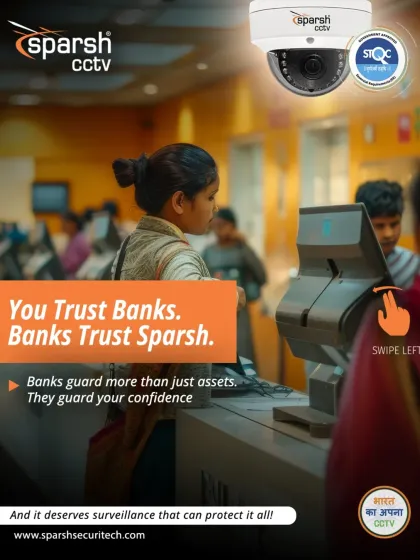 You trust banks, and banks trust me. I guard the confidence you place in financial institutions with surveillance systems designed to protect assets and deter threats in banking environments.