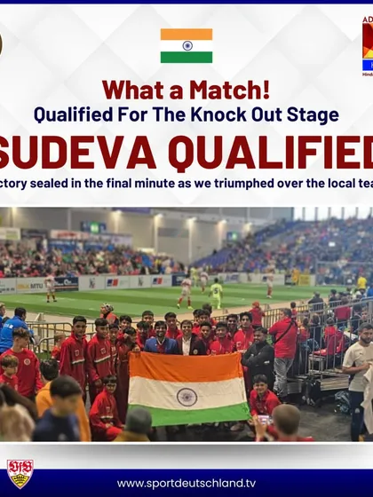 We qualified for the knockout stage! A victory sealed in the final minute against a local German team at the MTU Cup. This shows our fighting spirit and ability to perform under pressure on an international stage.