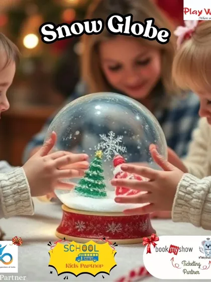 Create your own magical snow globe at our Christmas Wonderland! This is just one of the many enchanting activities waiting for you and your family on December 25th.