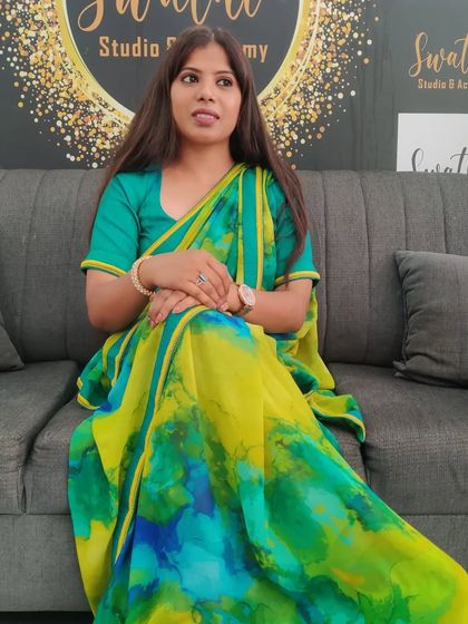 A candid shot during a class session. My personal style is all about being approachable and comfortable.