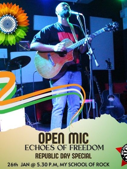 The official poster for our Republic Day special, detailing the event and inviting the community to celebrate with us.