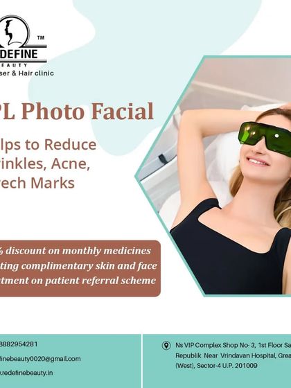 Another look at the IPL Photo Facial, which helps reduce wrinkles, acne, and stretch marks. We ensure our clients are well-informed about post-treatment care for the best results.
