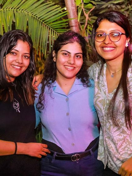 More guests enjoying the tropical-themed decor and lively atmosphere at Koramangala Social.
