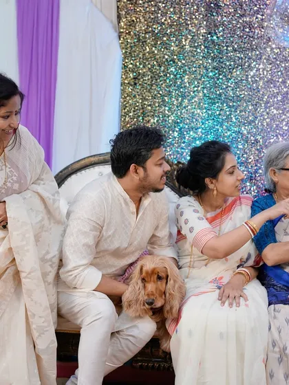 Part 2 of Shlok's Annaprashan (first rice ceremony). A beautiful family moment.