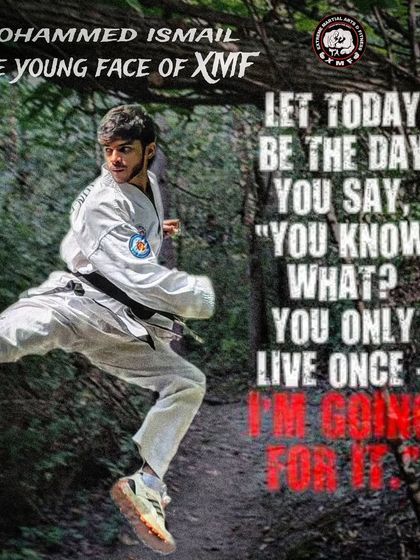"Let today be the day you say... I'm going for it." This is the mindset we cultivate at XMF, embodied by our talented student Mohammed Ismail.