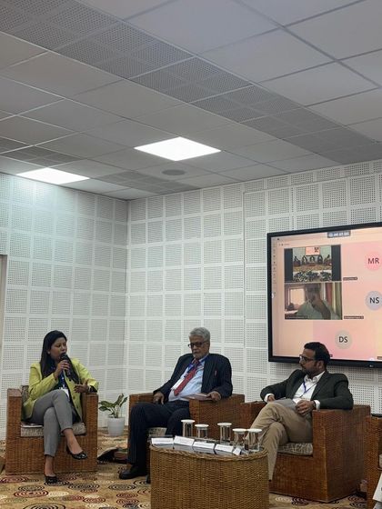 An interactive moment during the symposium, where panelists engage with questions from the audience on IP and regulatory matters.