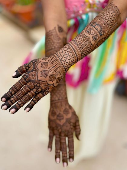 Mitali - Bridal Mehendi Full Bridal Mehendi (Hands) photo 127