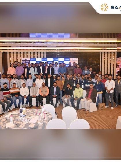 A group photo with all the attendees at our successful partner meet in Lucknow.