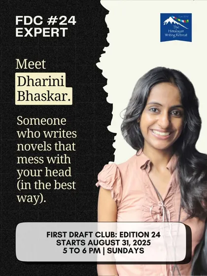 Meet Dharini Bhaskar, an expert for our 24th First Draft Club. Her novels are known for their lyrical, poetic quality that stays with the reader long after the last page.