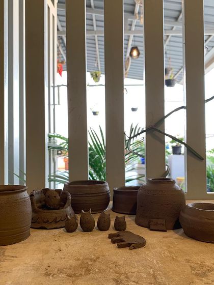 More cutesy pieces from a one-day workshop. Look at the family of little owls!