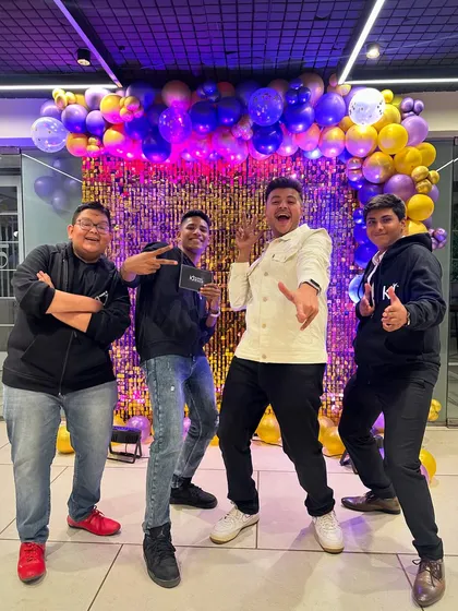 The boys of the KJ Family striking a pose. It is great to see everyone, young and old, come together to celebrate.