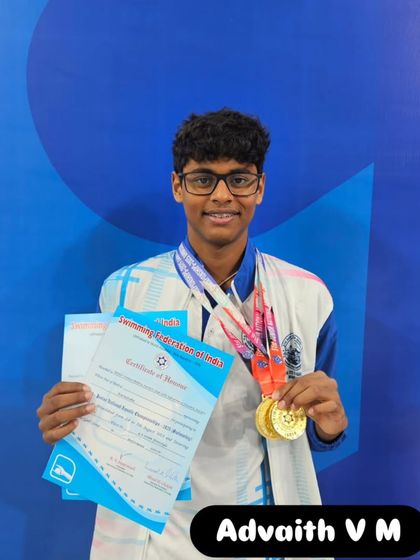 Basavanagudi Aquatic Centre - Swimming Coaching and Lessons Our Champions: A Legacy of Medals photo 36
