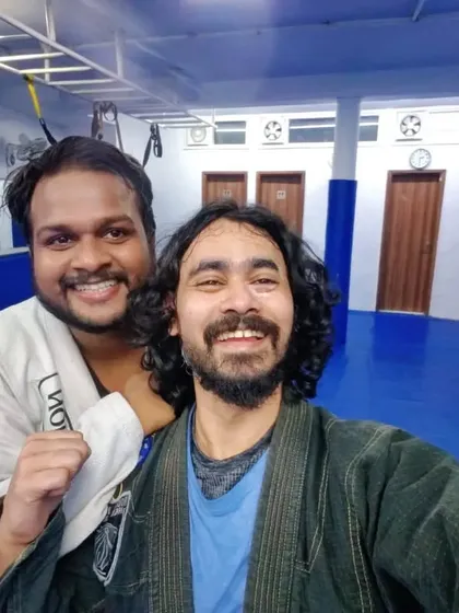 One on one connections are just as important as the group dynamic. Here are two of our members after a great roll.