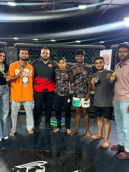 The new generation of FCC warriors celebrating their wins. With multiple TKOs and decision victories, they are proving that the future is bright. We don't just train fighters, we raise warriors.