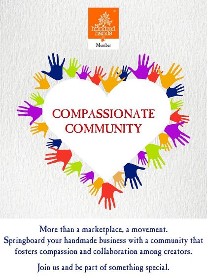 More than a marketplace, we are a movement. Join a compassionate community that fosters collaboration among creators.