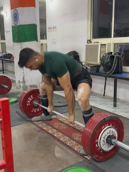 My student Raja deadlifting 230 kg for 3 reps. He is consistently getting stronger.