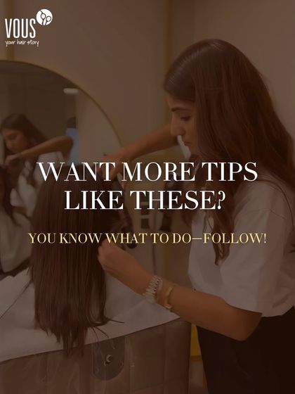 If you want more practical, easy-to-follow hair care tips like these, you know what to do. Follow along for more professional advice to help you achieve your healthiest hair.