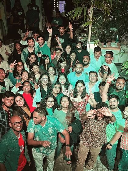 Does it feel like a dream already? A group photo capturing the amazing energy and camaraderie of our community.