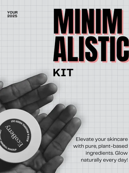 My Minimalistic Kit is all about elevating your skincare with pure, plant-based ingredients. This talc-free powder helps you glow naturally every day.